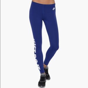 Nike Royal Blue Just Do It Legging